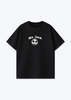 Her Jack Oversized Shirt - Black Front (Designed)