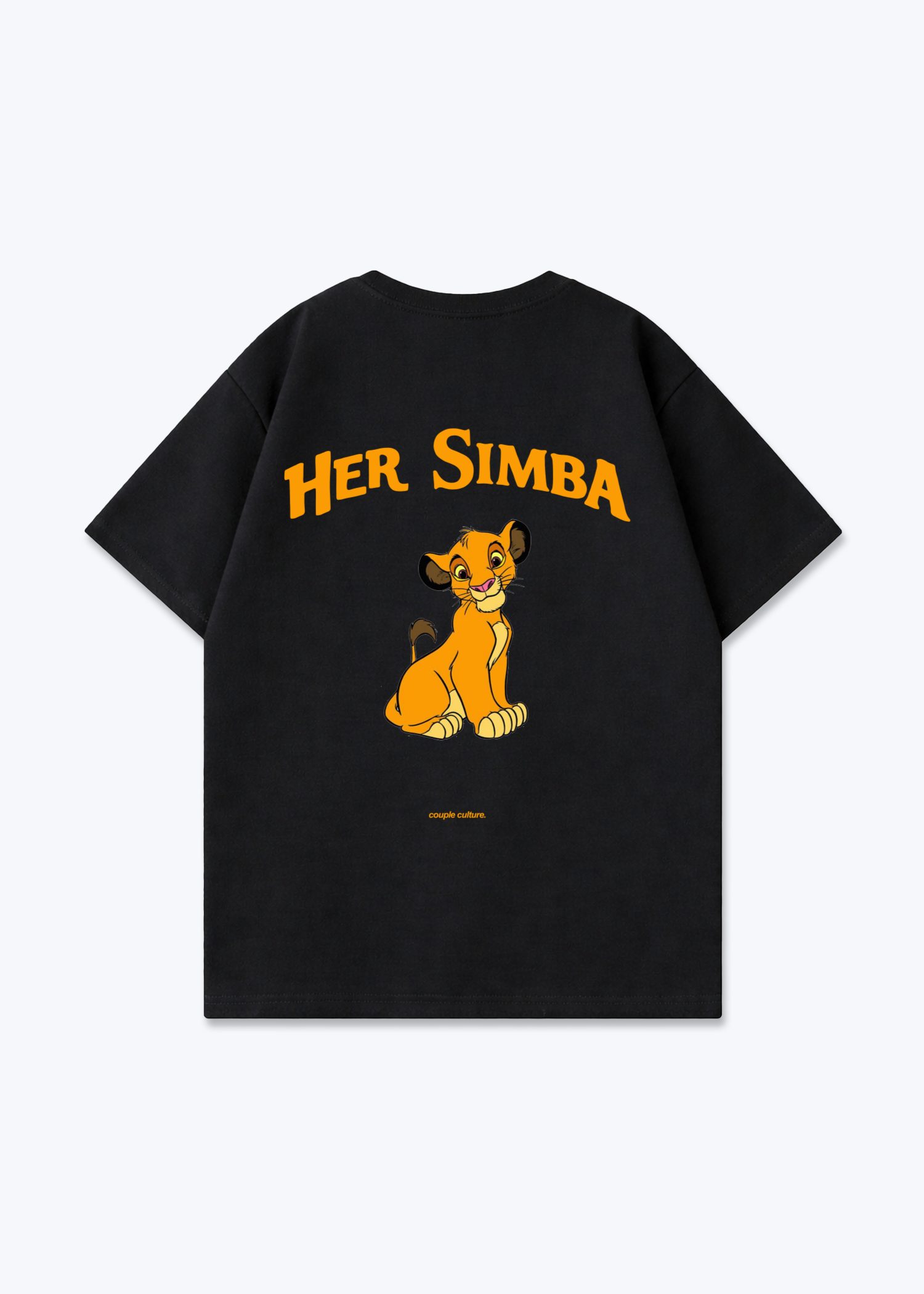 Her Simba Oversized Shirt - Black Back (Designed)
