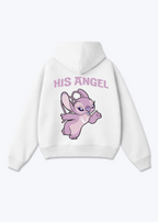 His Angel Oversized Hoodie - White Back (Designed)