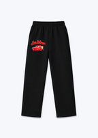 Her McQueen Open leg jogger - Black Front (Designed)